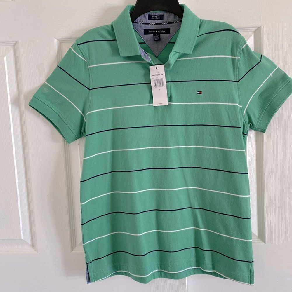 New Tommy Hilfiger Short Sleeve Polo Shirt